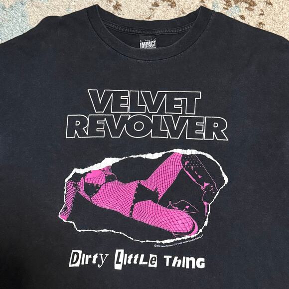 2005 Velvet Revolver Dirty Little Thing Shirt Size XL Slash Band Tee - Picture 1 of 4
